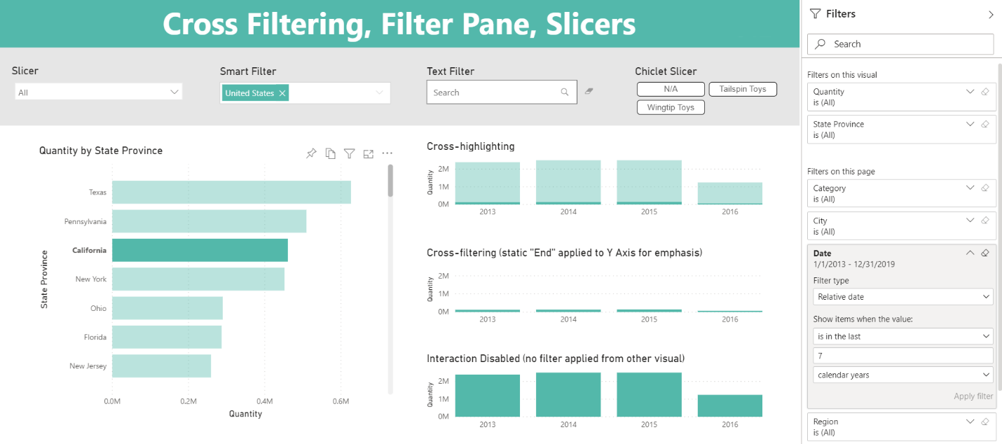 Фильтр в power bi